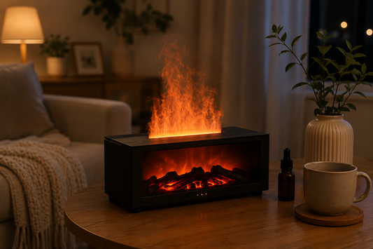 Experience Ultimate Comfort with the Calmflame™ Humidifier - Your All-in-One Solution for Hydration and Relaxation